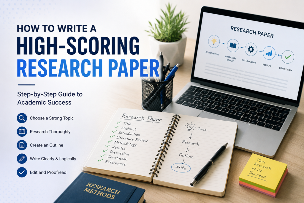 How to Write a High-Scoring Academic Research Paper: Step-by-Step Guide