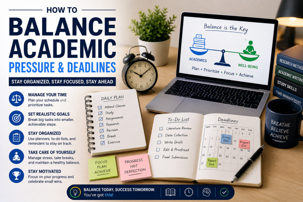How to Balance Academic Pressure & Deadlines: 7 Proven Tips for Students